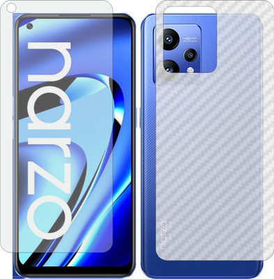 Fasheen Front and Back Tempered Glass for REALME NARZO 50 PRO(Pack of 2)
