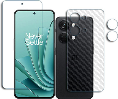 SOMTONE Front and Back Tempered Glass for OnePlus Ace 2V FRONTBACK SCREEN GUARD(Pack of 1)