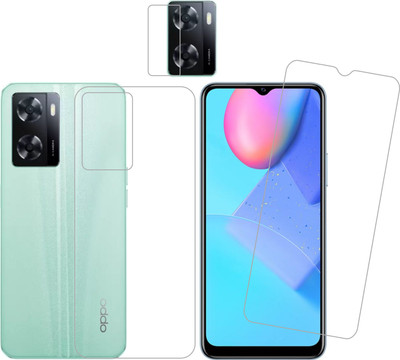 Ten To 11 Front and Back Tempered Glass for Oppo A57(Pack of 3)