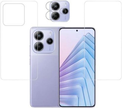 FINCH Front and Back Tempered Glass for Redmi Note 14 5G, Redmi Note 14, Redmi Note 14 5G, Note 14 Redmi(Pack of 3)