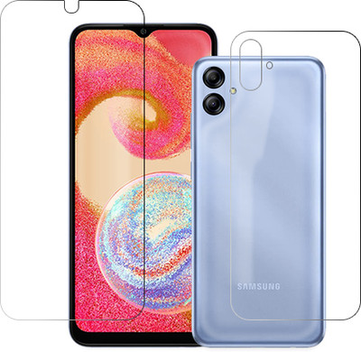 SOMTONE Front and Back Tempered Glass for Samsung Galaxy A04e(Pack of 1)