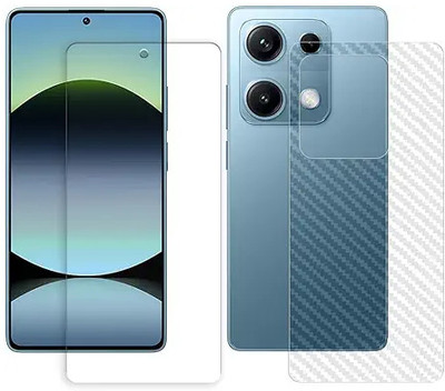 MUTAALI Front and Back Tempered Glass for Xiaomi Redmi Note 14S(Pack of 1)