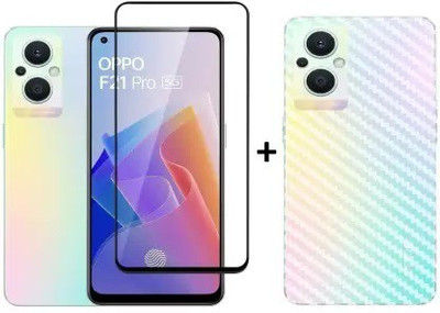 MUTAALI Front and Back Tempered Glass for Oppo F21 Pro 5G(Pack of 1)