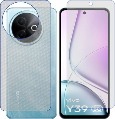 Fasheen Front and Back Tempered Glass for Vivo Y39 5G(Pack of 2)