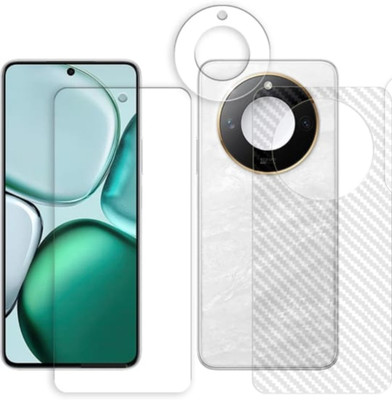 KHWABEEDA Front and Back Tempered Glass for HONOR X9C SMART 5G(Pack of 3)