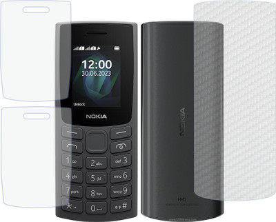 Fasheen Front and Back Tempered Glass for Nokia 105 4G 2nd Edition(Pack of 2)