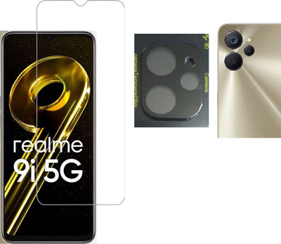 COVER CAPITAL Front and Back Tempered Glass for Realme 9i 5G(Pack of 2)