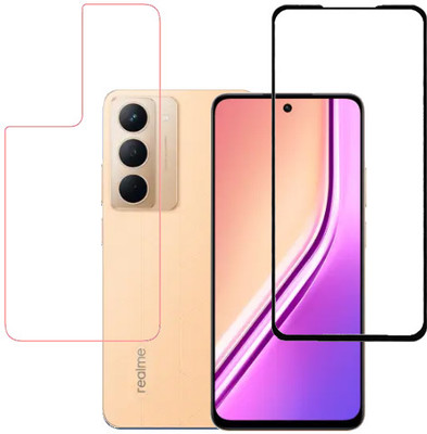 ECMERED Front and Back Tempered Glass for Realme P3X(Pack of 1)