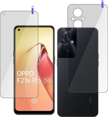 PONDRIK Front and Back Tempered Glass for OPPO F21s Pro 5G(Pack of 2)