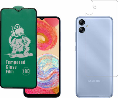 Ten To 11 Front and Back Tempered Glass for Samsung Galaxy A04e(Pack of 2)