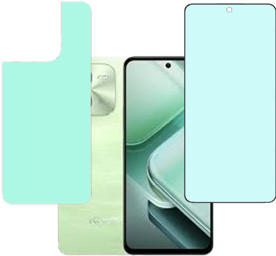 VAYUVAULT Front and Back Tempered Glass for IQOO Z9X(Pack of 2)