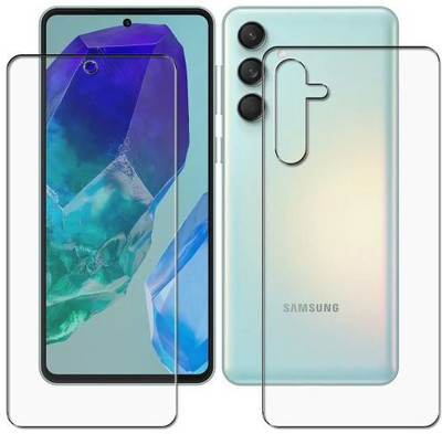 FINCH Front and Back Tempered Glass for Samsung Galaxy M55 5G, M55 5G, Galaxy M55, M55 5G Galaxy Samsung(Pack of 2)