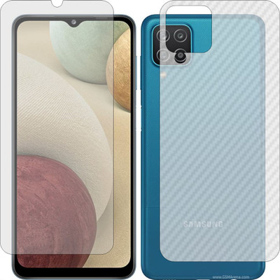 Fasheen Front and Back Tempered Glass for SAMSNG GALAXY A12 PLUS 5G(Pack of 2)