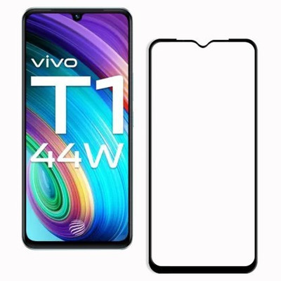vmt stock Front and Back Tempered Glass for vivo T1 44W(Pack of 1)
