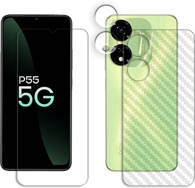 SOMTONE Front and Back Tempered Glass for CLFB-itel P55 5G FRONTBACK SCREEN GUARD(Pack of 1)
