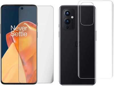 4 YARDS Front and Back Tempered Glass for Oneplus 9 5G (Matte Finish)(Pack of 1)