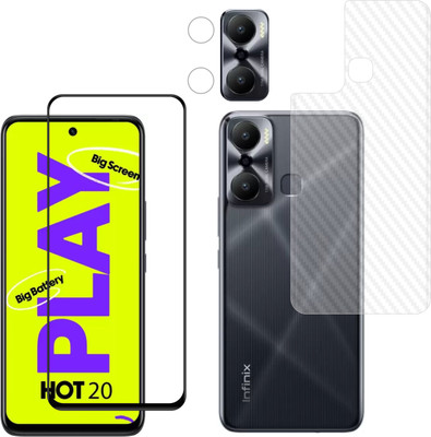 Ten To 11 Front and Back Tempered Glass for Infinix Hot 20 Play(Pack of 3)