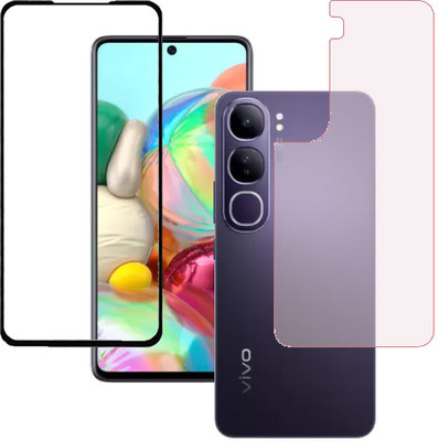 KMPERED Front and Back Tempered Glass for VIVO Y300, VIVO Y300(Pack of 2)