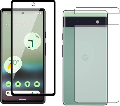 4 YARDS Front and Back Tempered Glass for Google Pixel 6A 5G (D-Plus)(Pack of 1)