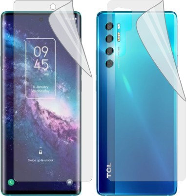 ZINGTEL Front and Back Tempered Glass for TCL 20 PRO 5G (Edge To Edge TPU Full Coverage)(Pack of 1)