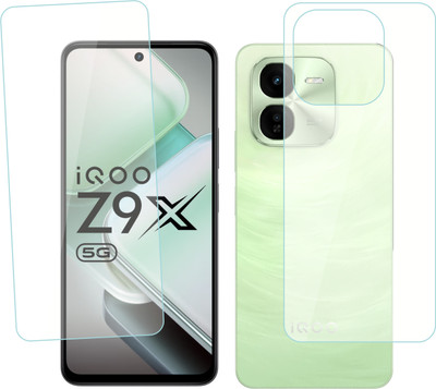Ten To 11 Front and Back Tempered Glass for iQOO Z9X 5G(Pack of 2)