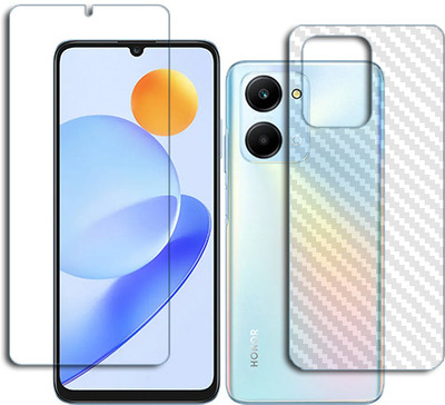 SOMTONE Front and Back Tempered Glass for Honor Play7T FRONT BACK(Pack of 1)