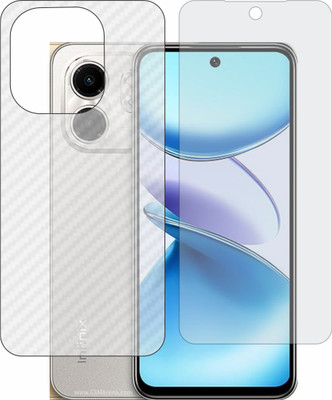 Fasheen Front and Back Tempered Glass for Infinix Smart 9(Pack of 2)
