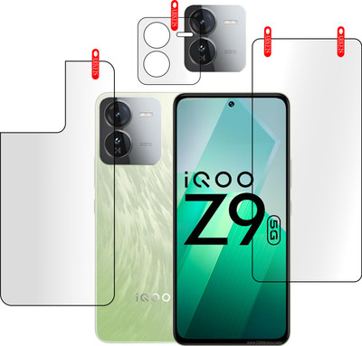 ARKEIS Front and Back Tempered Glass for vivo iQOO Z9(Pack of 3)
