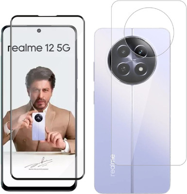 4 YARDS Front and Back Tempered Glass for Realme 12 5G (11-D)(Pack of 1)