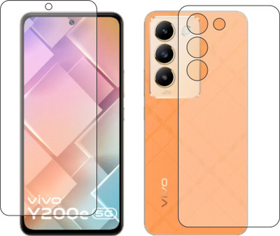 chakoor Front and Back Tempered Glass for vivo Y200e 5G(Pack of 3)