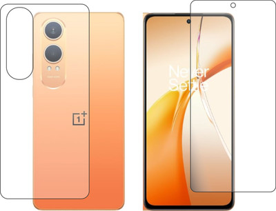 chakoor Front and Back Tempered Glass for OnePlus Nord CE4 lite 5G(Pack of 2)