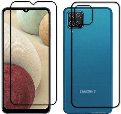 SOMTONE Front and Back Tempered Glass for SAMSUNG M12(Pack of 1)