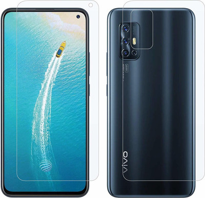 PR SMART Front and Back Tempered Glass for Vivo v17(Pack of 2)