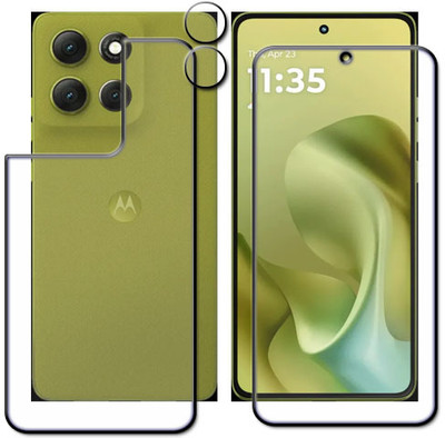 tombik Front and Back Tempered Glass for 81gc-Moto G86 Power-fb,lens(Pack of 3)