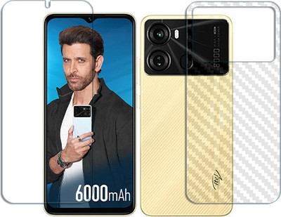 ARBAN Front and Back Tempered Glass for Itel P40 FRONT AND BACK(Pack of 1)
