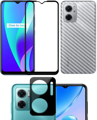 COVER CAPITAL Front and Back Tempered Glass for Redmi 11 Prime 5G(Pack of 3)