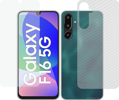 Mobling Front and Back Tempered Glass for Samsung Galaxy F16 SME166PDS(Pack of 2)