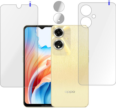 Cinzia Front and Back Tempered Glass for OPPO A59 5G(Pack of 3)