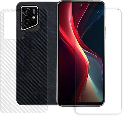 ARBAN Front and Back Tempered Glass for Lava Yuva 2 5G Tempered Glass Screen Protector | Anti-Scratch | Edge to Edge Full Coverage | 9H Hardness (1 FRONT TEMPERED GLASS AND 1 BACK CARBON FIBER SKIN)(Pack of 1) ARBAN Front and Back Tempered Glass for Lava Yuva 2 5G Tempered Glass Screen Protector | Anti-Scratch | Edge to Edge Full Coverage | 9H Hardness (1 FRONT TEMPERED GLASS AND 1 BACK CARBON FIBER SKIN)(Pack of 1)