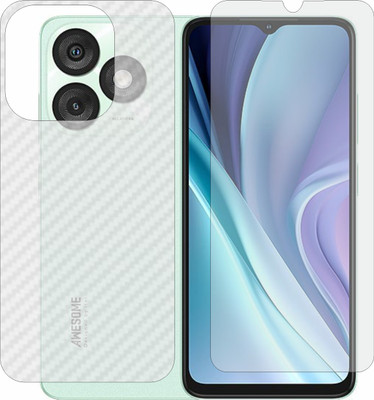 MOBART Front and Back Tempered Glass for ITEL A50(Pack of 2)