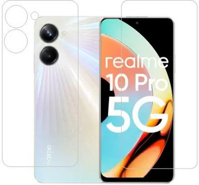 ECMERED Front and Back Tempered Glass for Realme 10 Pro, Realme 10 Pro 5G, realme 10 Pro 5G(Pack of 1)