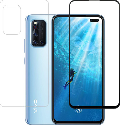 YOGKREETI Front and Back Tempered Glass for Vivo V19(Pack of 2)