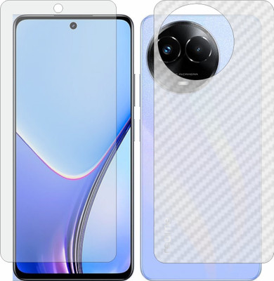 MOBART Front and Back Tempered Glass for Realme V50 s(Pack of 2)