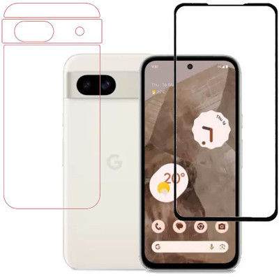 ECMERED Front and Back Tempered Glass for Google Pixel 8a, GOOGLE PIXEL 8A, Pixel 8a, PIXEL 8A(Pack of 1)