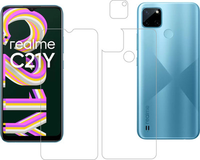 Ten To 11 Front and Back Tempered Glass for Realme C25Y(Pack of 3)