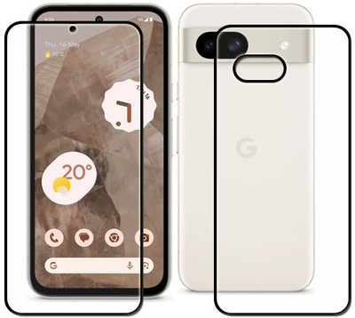 tombik Front and Back Tempered Glass for 34fa-Google Pixel 8A-fb(Pack of 2)