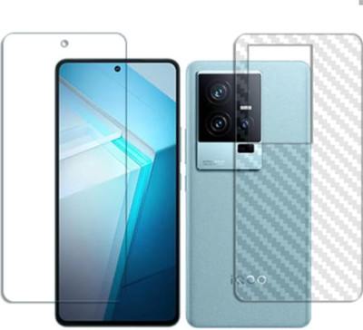 KHWABEEDA Front and Back Tempered Glass for VIVO IQOO 11S FRONT AND BACK TEMPERED GLASS(Pack of 2)