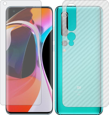 MOBART Front and Back Tempered Glass for MI 10(Pack of 2)