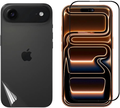 BRENZZ Front and Back Tempered Glass for Apple iPhone 17 Air, iPhone 17 Air(Pack of 1)