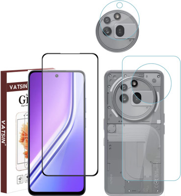 Vatsin Front and Back Tempered Glass for Nothing 3A Pro(Pack of 3)